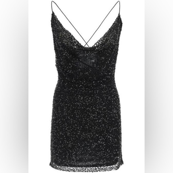 NWT Retrofete Mini Dress Black - Picture 3 of 9